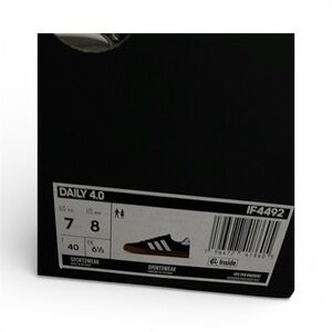 Adidas Daily 4.0 Black and White Shoes